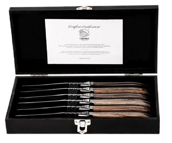 Laguiole Style de Vie Steakmessen Luxury Line 6 Stuks Laguiole Style de Vie Steakmessen Luxury Line 6 Stuks
